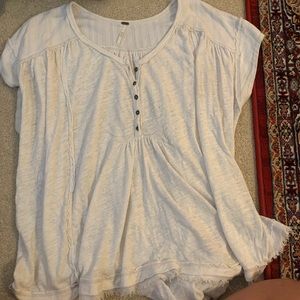 Free People Flowy Aster Henley
